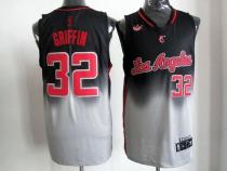 Los Angeles Clippers -32 Blake Griffin Black Grey Fadeaway Fashion Stitched NBA Jersey