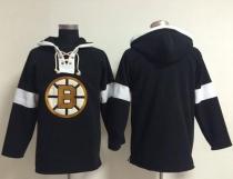 Boston Bruins Blank Black NHL Pullover Hoodie