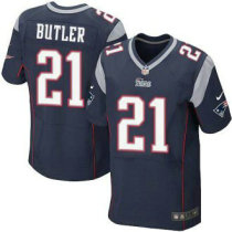 Nike New England Patriots -21 Malcolm Butler Navy Blue Team Color NFL Elite Jersey