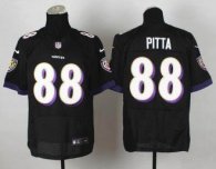 Nike Baltimore Ravens -88 Dennis Pitta Black Alternate NFL Elite Jersey