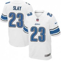 Nike Detroit Lions -23 Darius Slay White Stitched NFL Elite Jersey