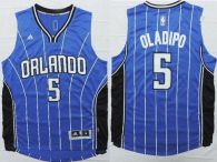 Revolution 30 Orlando Magic -5 Victor Oladipo Blue Stitched NBA Jersey