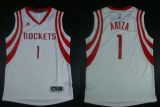 Revolution 30 Houston Rockets -1 Trevor Ariza White Road Stitched NBA Jersey