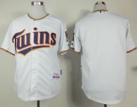 Minnesota Twins Blank White Home Cool Base Stitched MLB Jersey