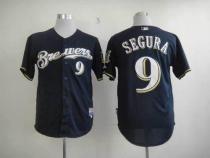 Milwaukee Brewers -9 Jean Segura Blue Cool Base Stitched MLB Jersey