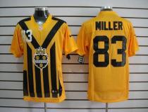 Nike Pittsburgh Steelers #83 Heath Miller Gold 1933s Throwback Men's Stitched NFL Elite Jersey