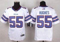 Nike Buffalo Bills -55 Jerry Hughes White Stitched NFL New Elite Jersey