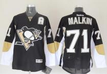 Pittsburgh Penguins -71 Evgeni Malkin Black Stitched NHL Jersey