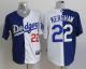 Los Angeles Dodgers -22 Clayton Kershaw Blue White Cool Base Stitched MLB Jersey