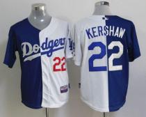 Los Angeles Dodgers -22 Clayton Kershaw Blue White Cool Base Stitched MLB Jersey