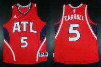 Revolution 30 Atlanta Hawks -5 DeMarre Carroll Red Stitched NBA Jersey