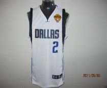 Dallas Mavericks 2011 Finals Patch -2 Jason Kidd White Stitched NBA Jersey