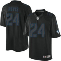 Nike New England Patriots -24 Darrelle Revis Black NFL Impact Limited Jersey