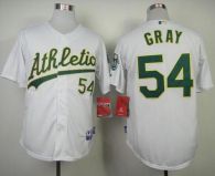 Oakland Athletics #54 Sonny Gray White Cool Base Stitched MLB Jersey