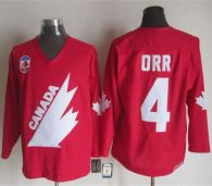 Olympic 1991 CA 4 Bobby Orr Red CCM Throwback Stitched NHL Jersey