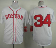 Boston Red Sox #34 David Ortiz White Stitched MLB Jersey
