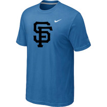 MLB San Francisco Giants Heathered light Blue Nike Blended T-Shirt