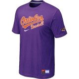 Baltimore Orioles Purple Nike Short Sleeve Practice T-Shirt