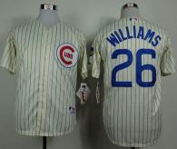 Chicago Cubs -26 Billy Williams Cream 1969 Turn Back The Clock Stitched MLB Jersey