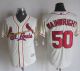 St Louis Cardinals #50 Adam Wainwright Cream New Cool Base Stitched MLB Jersey