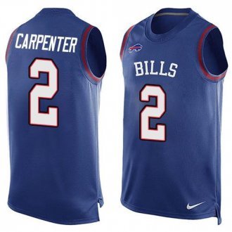 Nike Buffalo Bills -2 Dan Carpenter Royal Blue Team Color Stitched NFL Limited Tank Top Jersey