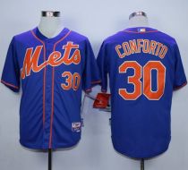 New York Mets -30 Michael Conforto Blue Alternate Home Cool Base Stitched MLB Jersey