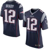 Nike New England Patriots -12 Tom Brady Navy Blue Team Color Mens Stitched NFL New Elite Jersey
