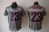 Nike Houston Texans -23 Arian Foster Grey Shadow With Hall of Fame 50th Patch Men's Stitched NFL Eli