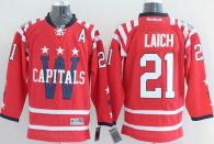 Washington Capitals -21 Brooks Laich 2015 Winter Classic Red Stitched NHL Jersey