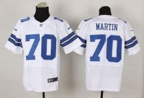 Nike Dallas Cowboys #70 Zack Martin White Men's Stitched NFL Elite Jersey