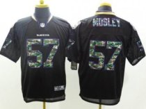 Nike Baltimore Ravens -57 CJ Mosley Black NFL Elite Camo Fashion Jersey