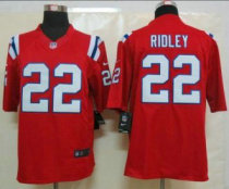 Nike Patriots -22 Stevan Ridley Red Alternate Stitched NFL Limited Jersey