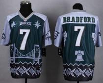 Nike Philadelphia Eagles #7 Sam Bradford Midnight Green Men's Stitched NFL Elite Noble Fashion Jerse