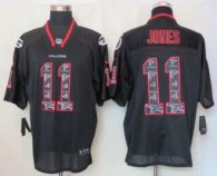 Nike Falcons 11 Julio Jones New Lights Out Black Stitched NFL Elite Jersey