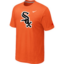 Chicago White Sox Nike Heathered Orange Club Logo  T-Shirt