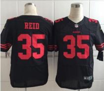 Nike San Francisco 49ers #35 Eric Reid Black Alternate Men‘s Stitched NFL Elite Jersey