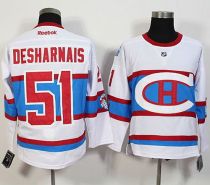 Montreal Canadiens -51 David Desharnais White 2016 Winter Classic Stitched NHL Jersey