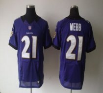 Nike Ravens -21 Lardarius Webb Purple Team Color Stitched NFL Elite Jersey