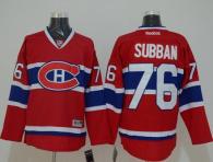 Montreal Canadiens -76 PK Subban Red New CH Stitched NHL Jersey