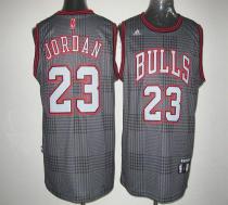 Chicago Bulls -23 Michael Jordan Black Rhythm Fashion Stitched NBA Jersey