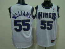 Sacramento Kings -55 Jason Williams Stitched White NBA Jersey