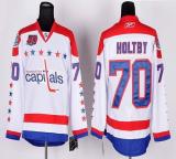 Washington Capitals -70 Braden Holtby White 2011 Winter Classic Vintage 40th Anniversary Stitched NH