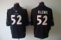 Nike Ravens -52 Ray Lewis Black Alternate Stitched NFL Limited Jersey