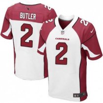 Nike Arizona Cardinals -2 Butler Jersey White Elite Road Jersey