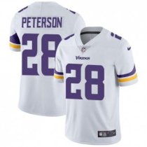 Nike Vikings -28 Adrian Peterson White Stitched NFL Vapor Untouchable Limited Jersey