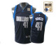 Dallas Mavericks 2011 Champions Patch #41 Dirk Nowitzki Dark Blue Stitched Youth NBA Jersey