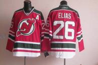 New Jersey Devils -26 Patrik Elias Red Green CCM Team Classic Stitched NHL Jersey