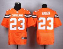 Nike Cleveland Browns -23 Joe Haden Orange Alternate Men's Stitched NFL New Elite Jersey