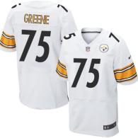 Nike Pittsburgh Steelers #75 Joe Greene White Men's Stitched NFL Elite Jersey