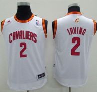 Cleveland Cavaliers #2 Kyrie Irving White Stitched Youth NBA Jersey